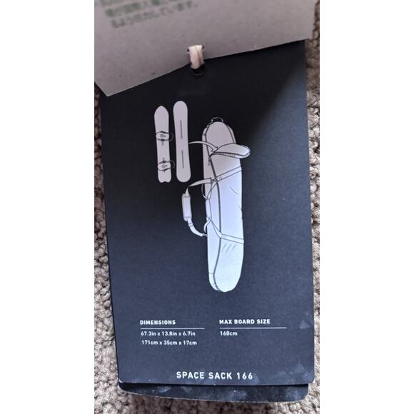 Burton Space Sack boardBag NEW w/ Tags Marble Galaxy 168cm - Picture 8 of 12